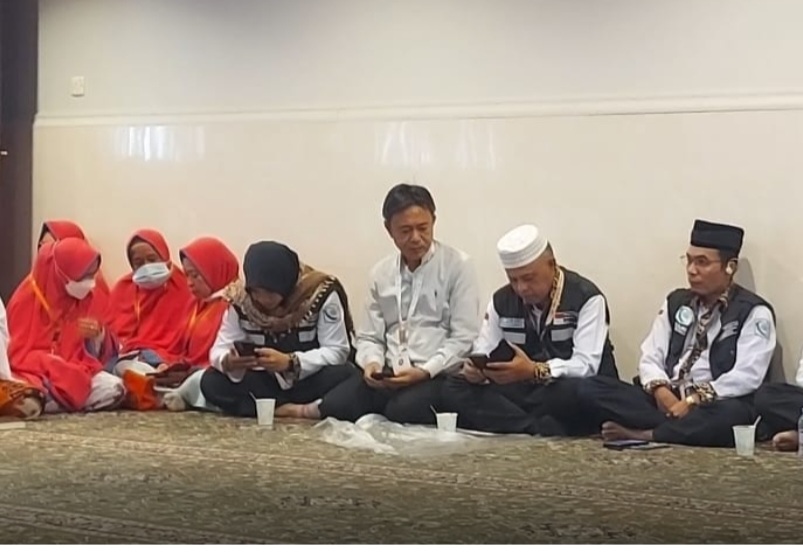 H-2 Jelang Ke Arafah Jama’ah Haji Bukittinggi Di Kunjungi Kakan Kemenag